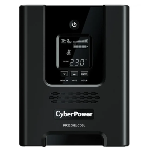 CyberPower PR2200ELCDSL Line-Interactive 2200VA/1980W USB/RS-232/EPO/SNMPslot (8 IEC С13, 1 IEC C19)
