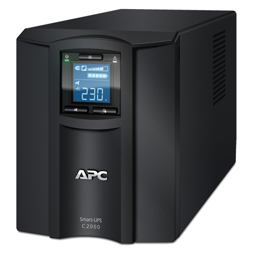 APC Smart-UPS C 2000VA/1300W, 230V, Line-Interactive, LCD, 1 year warranty