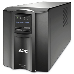 APC Smart-UPS 1000VA/670W, Line-Interactive, LCD, Out: 220-240V 8xC13 (4-Switched), SmartSlot, USB, HS User Replaceable Bat, Black, 1 year warranty (REP: SUA1000I)