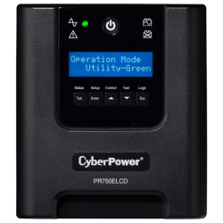 CyberPower  PR750ELCD Line-Interactive 750VA/675W USB/RS-232/EPO/SNMPslot (6 IEC С13)