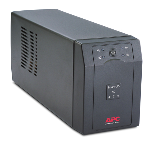 APC Smart-UPS 420VA/260W, 230V, Line-Interactive, Data line surge protection, Hot Swap User Replaceable Batteries, PowerChute, 1 year warranty