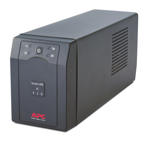 APC Smart-UPS 420VA/260W, 230V, Line-Interactive, Data line surge protection, Hot Swap User Replaceable Batteries, PowerChute, 1 year warranty