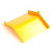 Крышка внутреннего изгиба 45° оптического лотка 120 мм, желтая