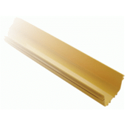 Прямая секция оптического лотка, 100x120 мм, 2 метра, желтая