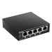 D-Link Unmanaged Switch 5x100Base-TX (4x100Base-TX PoE), PoE Budget 60W, metal case