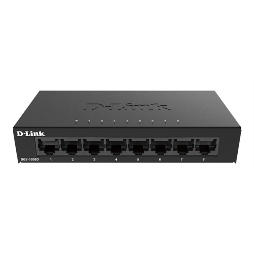 D-Link Unmanaged Switch 8x1000Base-T, metal case