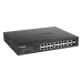 D-Link Unmanaged Switch 16x100Base-TX PoE, 2xCombo 1000Base-T/SFP, PoE Budget 247W, Long-range PoE up to 250m, metal case