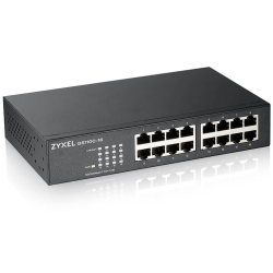 Коммутатор Zyxel GS1100-16, 16xGE, rack 19