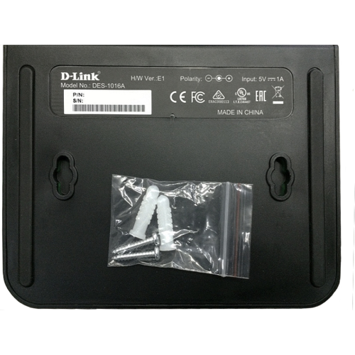 D-Link Unmanaged Switch 16x100Base-TX, plastic case