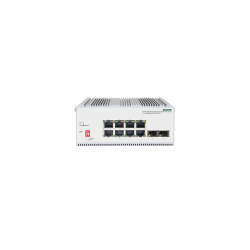 ORIGO Unmanaged Industrial Switch 8x1000Base-T PoE, 2x1000Base-X SFP, PoE Budget 185W, Surge 4KV, -40 to 75°C