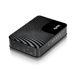 Коммутатор Zyxel GS-105S v2, 5 портов 1000 Мбит/с, настольный, c приоритетными портами