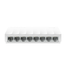TP-Link LS1008, 8-портовый 10/100 Мбит/с неуправляемый коммутатор, 8 портов RJ45 10/100 Мбит/с, пластиковый корпус