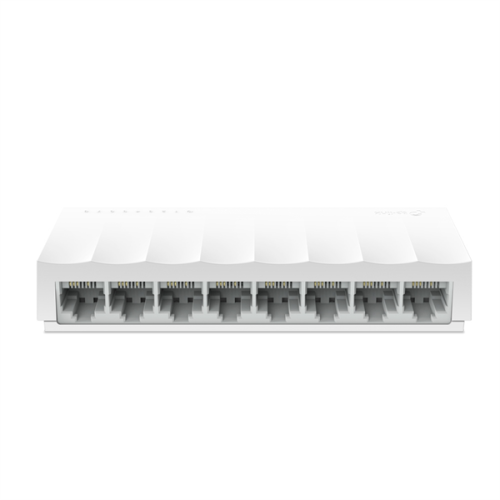 TP-Link LS1008, 8-портовый 10/100 Мбит/с неуправляемый коммутатор, 8 портов RJ45 10/100 Мбит/с, пластиковый корпус