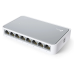 TP-Link TL-SF1008D, 8-портовый 10/100 Мбит/с мини настольный коммутатор, 8 портов RJ45 10/100 Мбит/с, пластиковый корпус