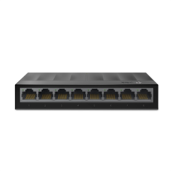 TP-Link LS1008G, 8-портовый гигабитный неуправляемый коммутатор, 8 портов RJ45 10/100/1000 Мбит/с, пластиковый корпус