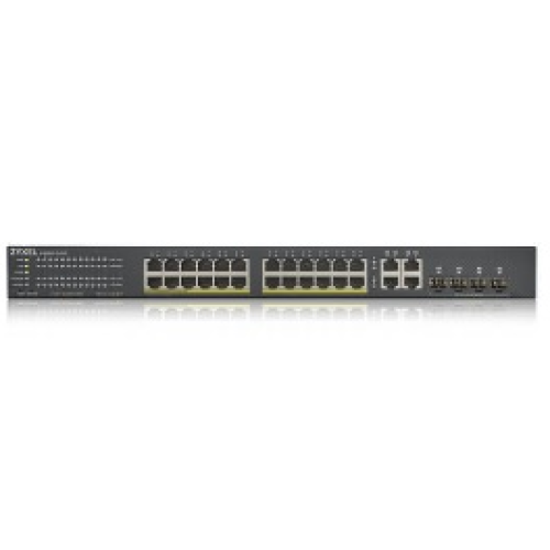 Smart L2 коммутатор PoE+ Zyxel NebulaFlex GS1920-24HPv2, rack 19