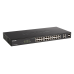 D-Link EasySmart L2 Switch 24х1000Base-T PoE, 2xCombo 1000Base-T/SFP, PoE Budget 370W