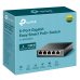 TP-Link TL-SG105MPE, Коммутатор Easy Smart с 5 гигабитными портами (4 порта PoE+), 802.3af/at, бюджет PoE — 120 Вт, стальной корпус TP-Link TL-SG105MPE, Коммутатор Easy Smart с 5 гигабитными портами (4 порта PoE+), 802.3af/at, бюджет PoE — 120 Вт, стальной корпус