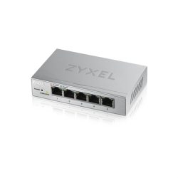 Smart L2 коммутатор Zyxel GS1200-5, 5xGE, настольный, бесшумный, с поддержкой VLAN, IGMP, QoS и Link Aggregation
