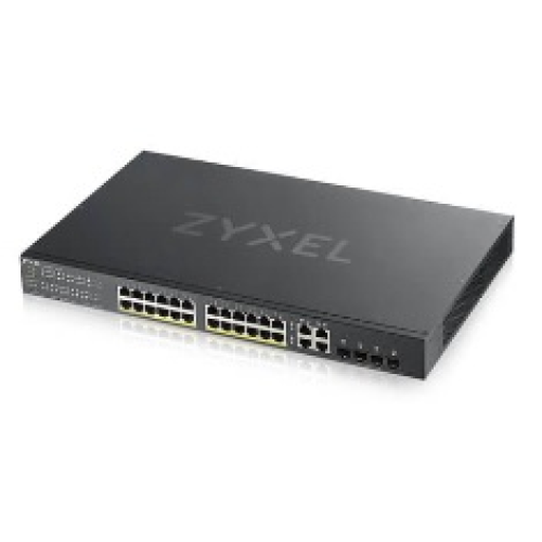 Smart L2 коммутатор PoE+ Zyxel NebulaFlex GS1920-24HPv2, rack 19