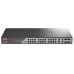 D-Link Smart L2 Surveillance Switch 24х1000Base-T PoE, 4xCombo 1000Base-T/SFP, PoE Budget 370W, Long-range PoE up to 250m