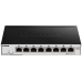 D-Link EasySmart L2 Switch 8х1000Base-T (4х1000Base-T PoE), PoE Budget 80W