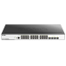 D-Link Managed L2 Switch 24x1000Base-T, 4x1000Base-X SFP, Surge 6KV, CLI, RJ45 Console, RPS, Dying Gasp
