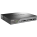 D-Link Smart L2 Surveillance Switch 8х1000Base-T PoE 802.3bt 90W, 2x1000Base-X SFP, PoE Budget 242W, Long-range PoE up to 250m