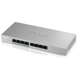 Smart L2 коммутатор PoE+ Zyxel GS1200-8HP v2, 8xGE (4xPoE+), настольный, бесшумный, с поддержкой VLAN, IGMP, QoS и Link Aggregation, бюджет PoE 60 Вт