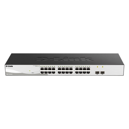 D-Link Smart  L2 Switch 24х1000Base-T, 2х1000Base-X SFP, Compact CLI