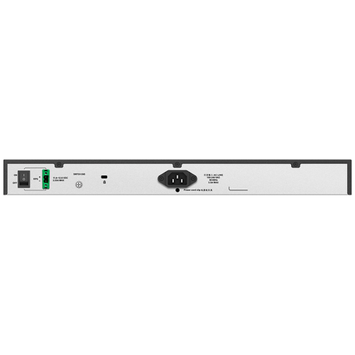 D-Link Managed L2 Switch 24x1000Base-T PoE, 4x1000Base-X SFP,  PoE Budget 193W, Surge 6KV, CLI, RJ45 Console, RPS, Dying Gasp