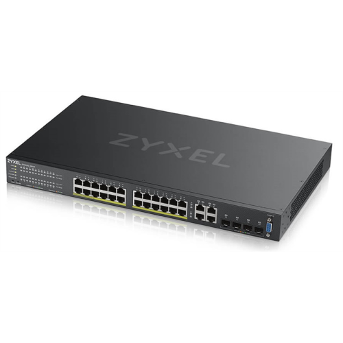 L2 коммутатор PoE+ Zyxel NebulaFlex Pro GS2220-28HP, rack 19