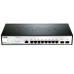 D-Link Managed L2 Metro Ethernet Switch 8x1000Base-T, 2x1000Base-X SFP, Surge 6KV, CLI, RJ45 Console, RPS