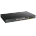 D-Link PROJ Smart L2 Switch 24x1000Base-T PoE, 4х10GBase-X SFP+, PoE Budget 370W, CLI, RJ45 Console