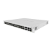 MikroTik Cloud Router Switch 354-48P-4S+2Q+RM with 48 x Gigabit RJ45 LAN (all PoE-out), 4 x 10G SFP+ cages, 2 x 40G QSFP+ cages, RouterOS L5, 1U rackmount enclosure, 750W PSU