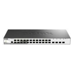 D-Link Managed L2 Metro Ethernet Switch 24x1000Base-X SFP, 4x10GBase-X SFP+, CLI, RJ45 Console, RPS