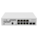MikroTik Cloud Smart Switch 610-8G-2S+IN with 8 x Gigabit ports, 2 x SFP+ cages, SwOS, desktop case, PSU