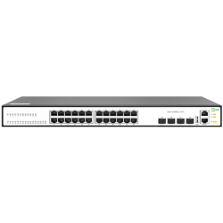 SNR Управляемый коммутатор уровня 3, 24 порта 10/100/1000Base-T и 4 порта 1/10GbE (SFP+).