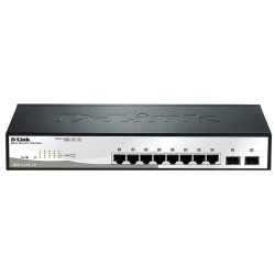 D-Link Smart  L2 Switch 8х1000Base-T, 2х1000Base-X SFP, Compact CLI