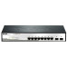 D-Link Smart  L2 Switch 8х1000Base-T, 2х1000Base-X SFP, Compact CLI