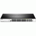 D-Link PROJ Managed L2 Stackable Switch 20x1000Base-X SFP, 4x10GBase-X SFP+, 4xCombo 1000Base-T/SFP, Surge 6KV, CLI, RJ45 Console, RPS