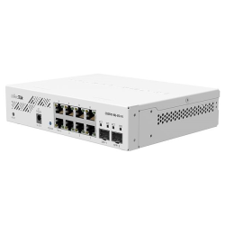 MikroTik Cloud Smart Switch 610-8G-2S+IN with 8 x Gigabit ports, 2 x SFP+ cages, SwOS, desktop case, PSU