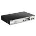 D-Link Managed L2 Metro Ethernet Switch 8x1000Base-T PoE, 2x1000Base-X SFP, PoE Budget 78W, Surge 6KV, CLI, RJ45 Console, Dying Gasp