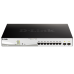 D-Link PROJ Smart  L2 Switch 8х1000Base-T PoE, 2х1000Base-X SFP, PoE Budget 130W, Compact CLI