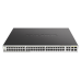 D-Link PROJ Smart L2 Switch 48х1000Base-T PoE, 4хCombo 1000Base-T/SFP, PoE Budget 370W, Compact CLI