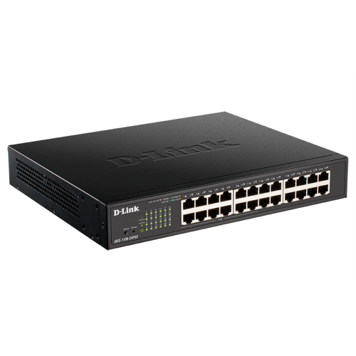 D-Link EasySmart L2 Switch 24х1000Base-T (12х1000Base-T PoE), PoE Budget 100W