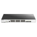 D-Link Managed L2 Switch 24x1000Base-T PoE, 4x1000Base-X SFP,  PoE Budget 193W, Surge 6KV, CLI, RJ45 Console, RPS, Dying Gasp