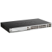 D-Link PROJ Managed L3 Stackable Switch 24x1000Base-T, 2x10GBase-T, 4x10GBase-X SFP+, Surge 6KV, CLI, 1000Base-T Management, RJ45 Console, USB, RPS, Dying Gasp