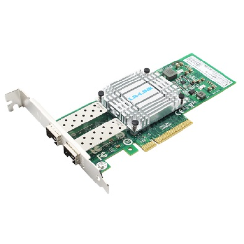 LR-Link NIC PCIe x8, 2 x 10G SFP+, Intel 82599ES chipset (FH+LP)