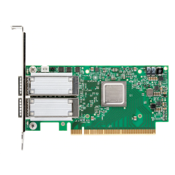 Mellanox ConnectX-5 EN network interface card, 100GbE dual-port QSFP28, PCIe Gen 3.0 x16, tall bracket, 1 year